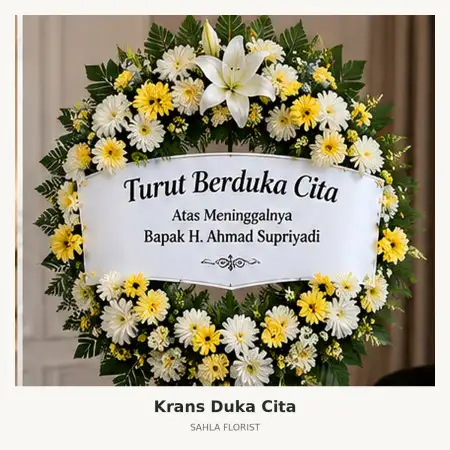 Krans Bunga Duka Flores Timur